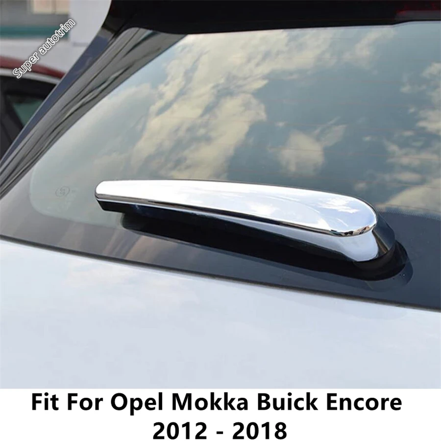 

Rear Windshield Window Wiper Strip Decoration Cover Trim For Opel Mokka Buick Encore 2012 - 2018 ABS Chrome Accessories Exterior