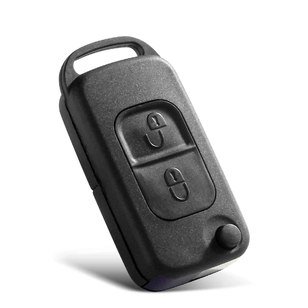 KEYYOU Flip Folding Remote Car Key Shell For Mercedes Benz W168 W124 W202 W203 A C E ML C CL S SL SEL SLK E113 Fob HU64 HU39