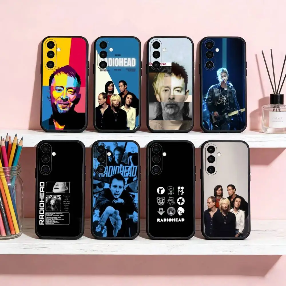 

R-Radiohead Rock Band Phone Case For Samsung Galaxy A91,80,73,72 ,71,53,52,32 ,31,22,21s,20,Soft Black Case