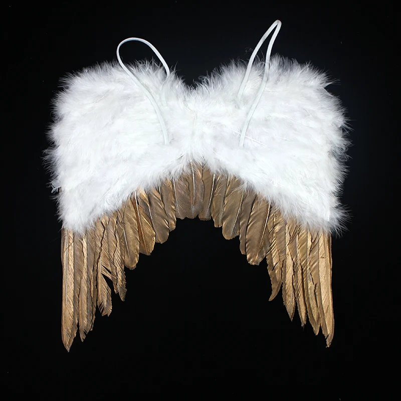 Unicorno golden feather wings giocattoli per bambini masquerade dress up puntelli regali di prestazione