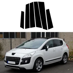 Car Window Decoration Pillar Posts Door Trim Stickers for Peugeot 3008 T84 2007 2008 2009 2010 2011 2012 2013 2014 2015 2016