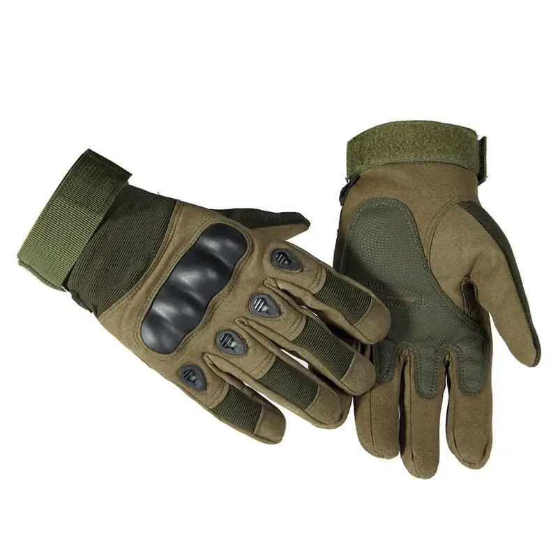 Tactische militaire handschoenen, Color Bullet Air Gun Shooting, Soldier Combat Anti Slip Fiets Handschoenen met alle vingers, HERENkleding HANDSCHOEN