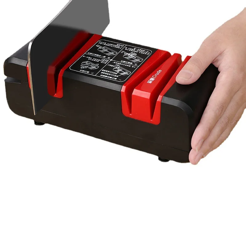 

Electric Knife Sharpener Household Electric Knife Sharpener Kitchen Multifunctional Automatic Sharpener Easy to Use ( 21x9x8cm )