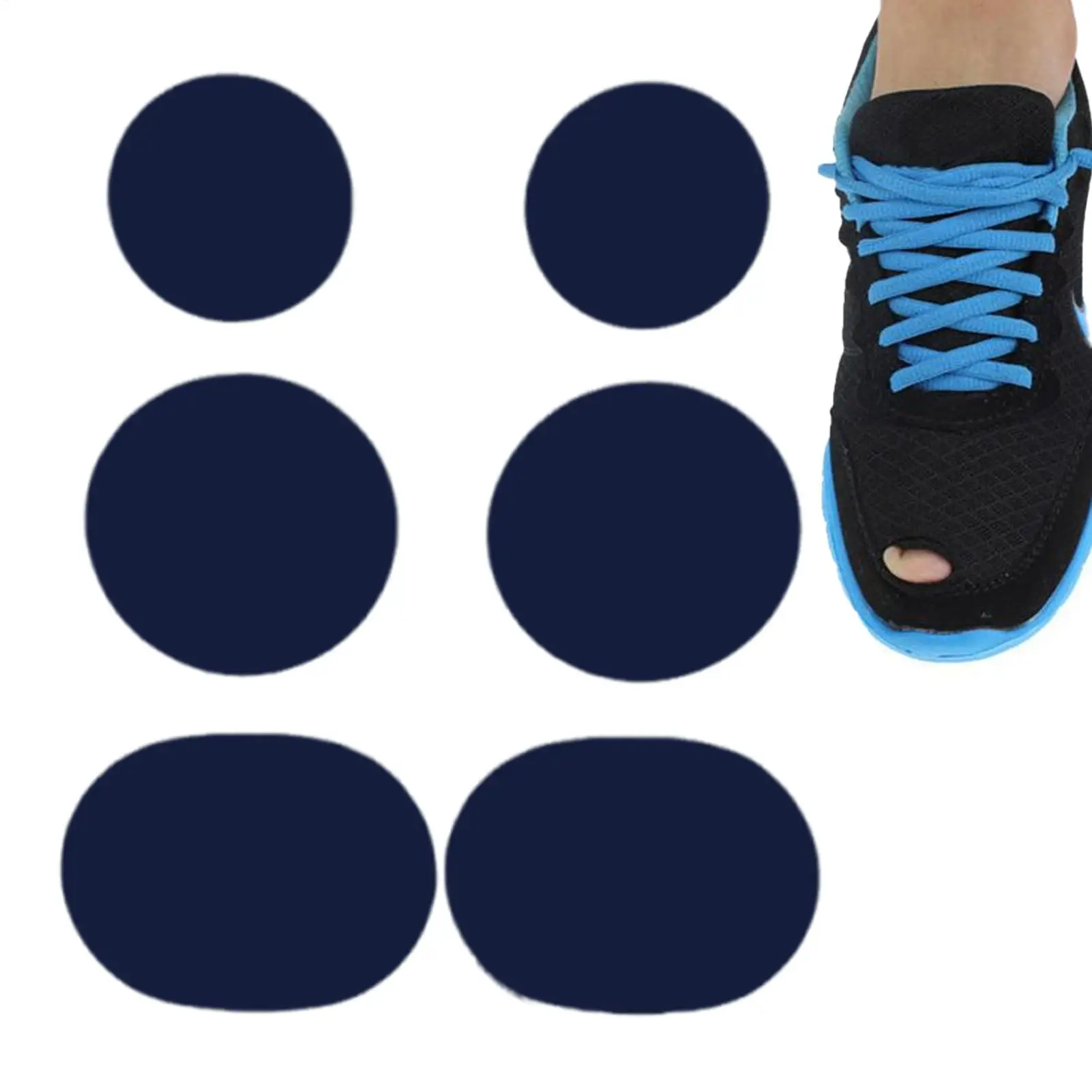 

Нашивки для обуви, наклейка для профилактики инструментов, 6 шт., дышащие нашивки для обуви для бега, кроссовки, танцевальные рабочие ботинки, детские