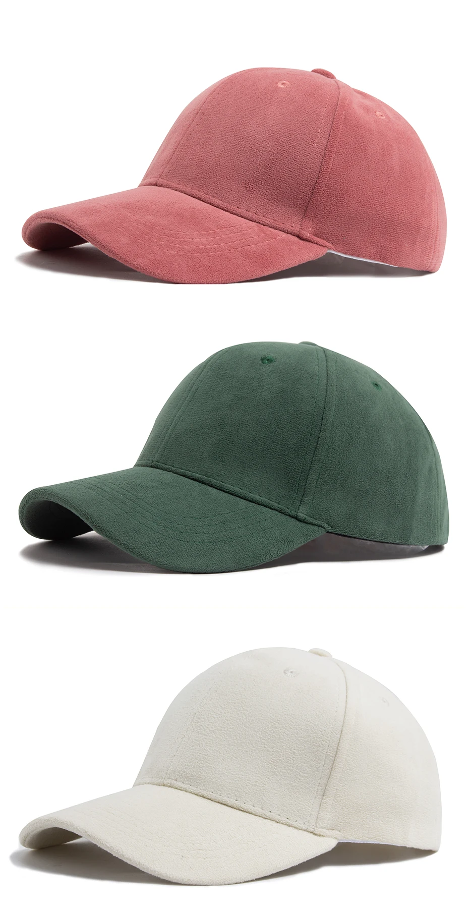 Frauen Wildleder Baseball Caps Herbst Winter Solide Mode Männer Hip Hop Cap Im Freien Casual Reise Sonnenblende Hut Mehrfarbig Unisex – Detail 6