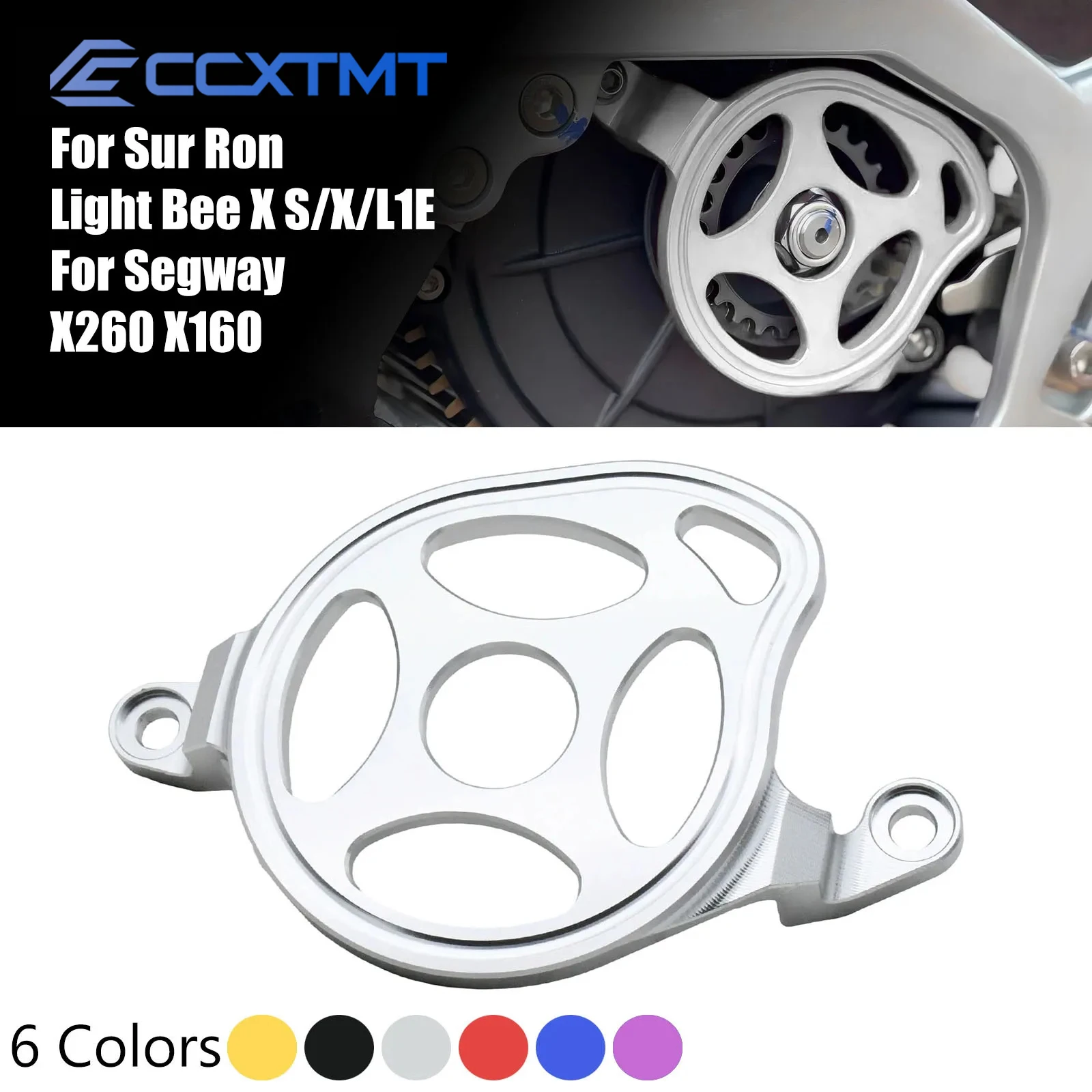 Protector de Motor para Motocicleta Sur-Ron Light Bee X S L1E Segway X160 X260, Cubierta Protectora para Motor de Motocicleta Eléctrica Todoterreno