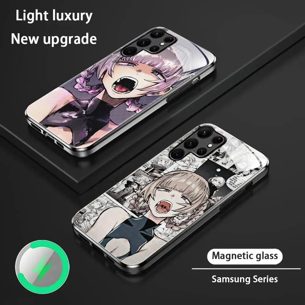 Call of the night anime design Phone Case For Samsung S25 S24 S23 S22 S21 S20 Plus Ultra Note20 Glass Magnetic Case