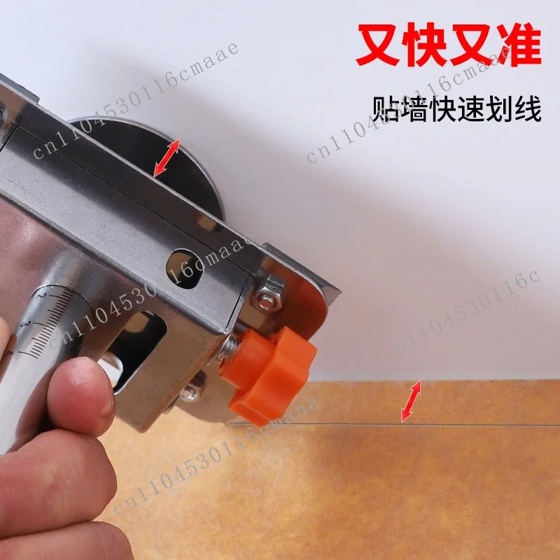Contour profile positioning woodworking multifunctional marking tool, parallel lines, multi-angle drawing assistant tool