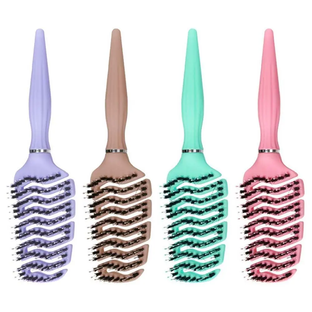 Hair Accessories Porcine Bristle Hair Comb Hair Styling Tool Scalp Massage Porcine Bristle Hairbrush Curly Hair Comb Anti Static