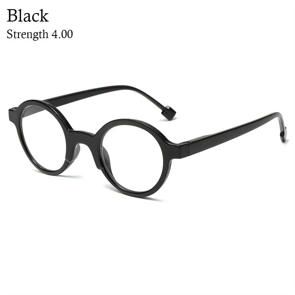 

Portable Round Frame Reading Glasses High-definition Ultralight Far Sight Eyewear Presbyopia Glasses Senior Citizens