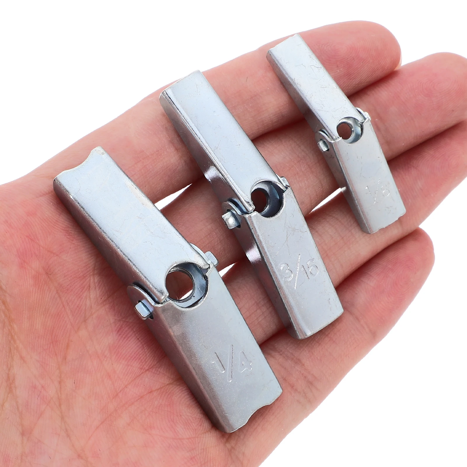 

48PCS Heavy Duty Drywall Anchors Expansion Kit Silver Toggle Bolts Screws Hollow Wall Anchor Set Carbon Steel