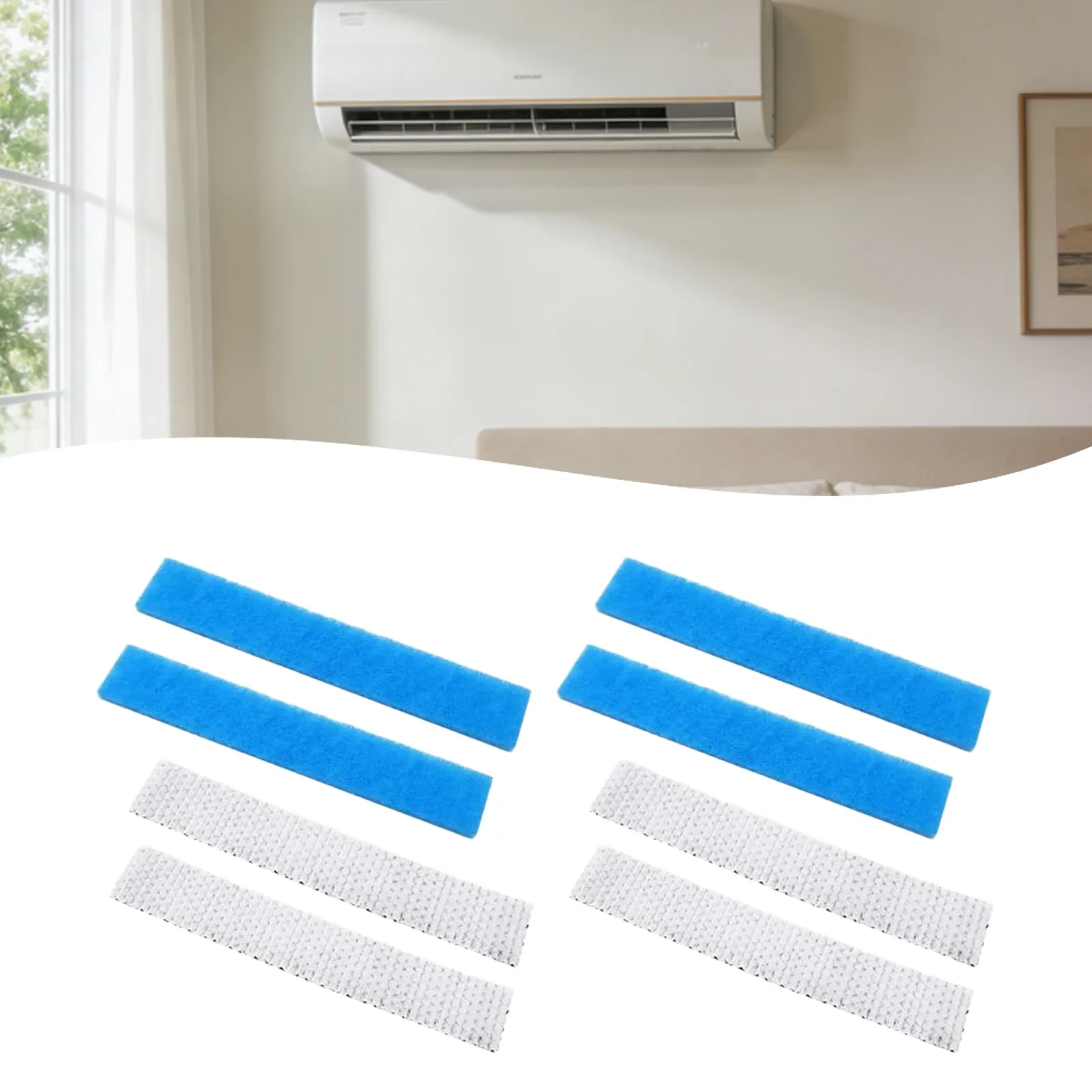 Conjunto de filtros de alta eficiência para mini split, 6/8 peças, para filtros de ar condicionado geral UTR-FA16, peças para eletrodomésticos