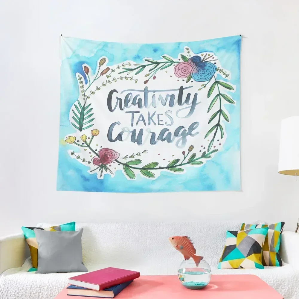 Creativity Takes Courage Tapestry Bedroom Decor Aesthetic Wall Decoration Decor For Room Room Decorations Tapestry