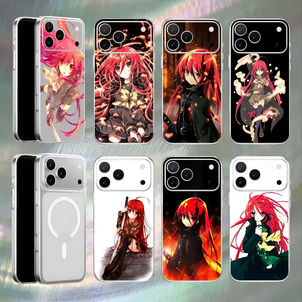 S-Shana Shockproof Transparent White Phone Case For iPhone 17,16,15,14,13,12,11,Pro,Max Magnetic Wireless Charging
