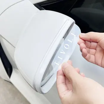 2件裝汽車後視鏡防雨眉罩,適用於雙龍柯蘭多、凱龍、穆索、雷斯特、蒂沃利、愛騰等車款。 8 最佳銷售 雙龍Musso配件 - №1