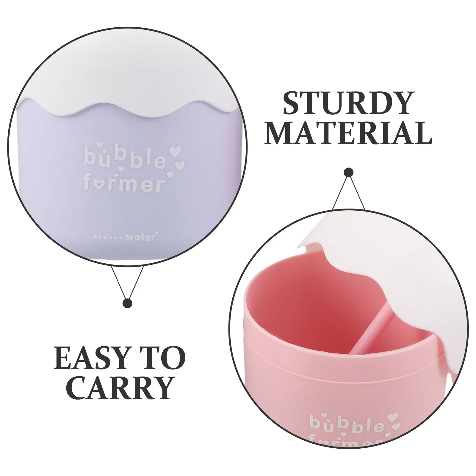 4Pcs Compact Facial Cleanser Foamer Cup Manual Bubble Maker for Face Wash Shampoo Body Wash Quick Foaming Travel Skincare Tool - view 4