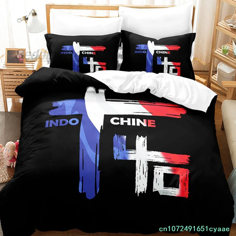 Indochine Rock Bedding Set Single Twin Full Queen King Size Bed Set Aldult Kid Bedroom Duvetcover Sets 3D Print Sabanas Cama 90