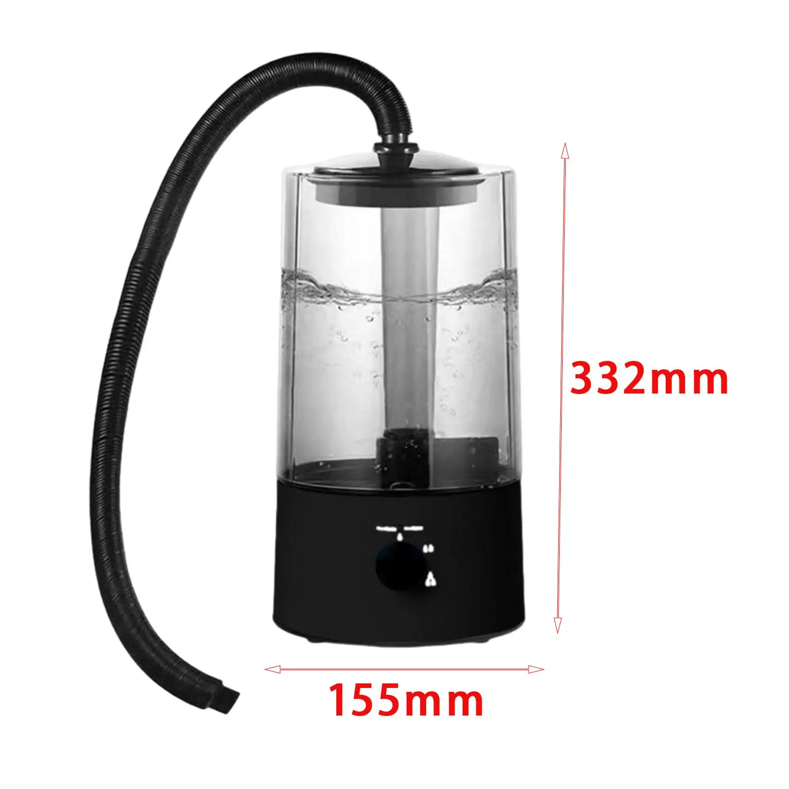 Reptile Fogger Humidifier for Turtle Chameleon Large Capacity Durable Telescopic Hose for Chameleon Snake Turtle Tortoise