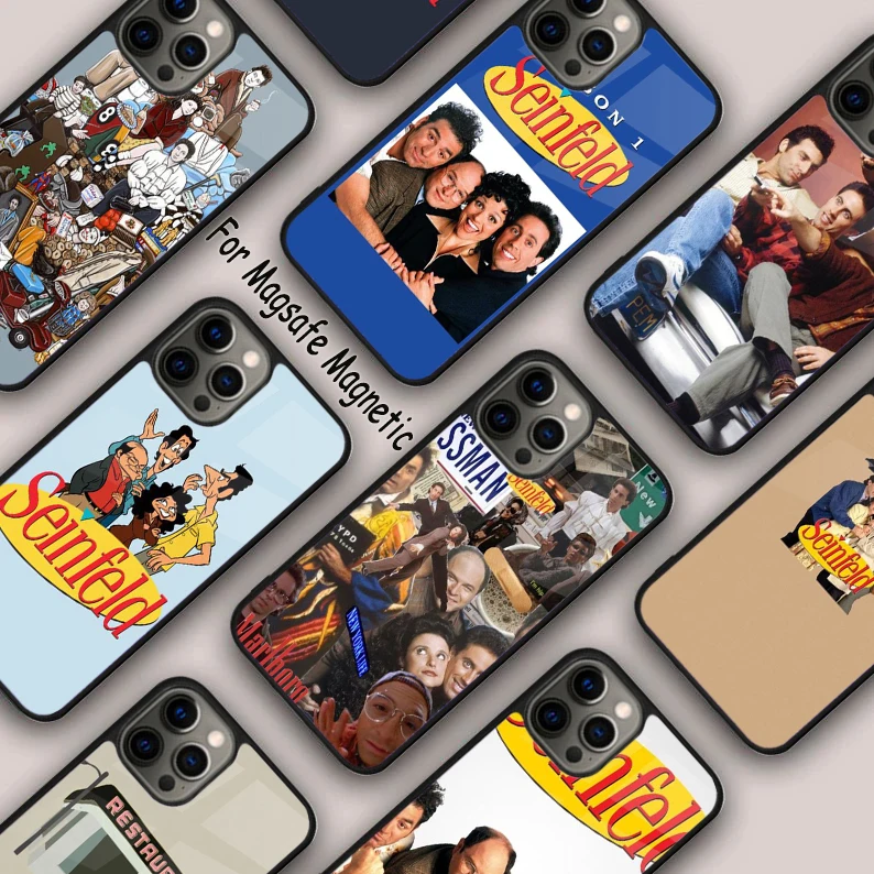 TV Show Seinfeld comedy Magnetic Phone Case For APPLE iPhone 16 14 13 12 11 Pro Max 15 Plus Wireless Charge With MagSafe Cover