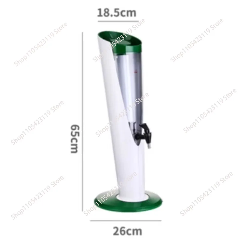 3L Portable Beer Dispenser High-End Commercial Draft Keg Cooler with Faucet, Compatible with  White Keg, for Bar & KTV Use