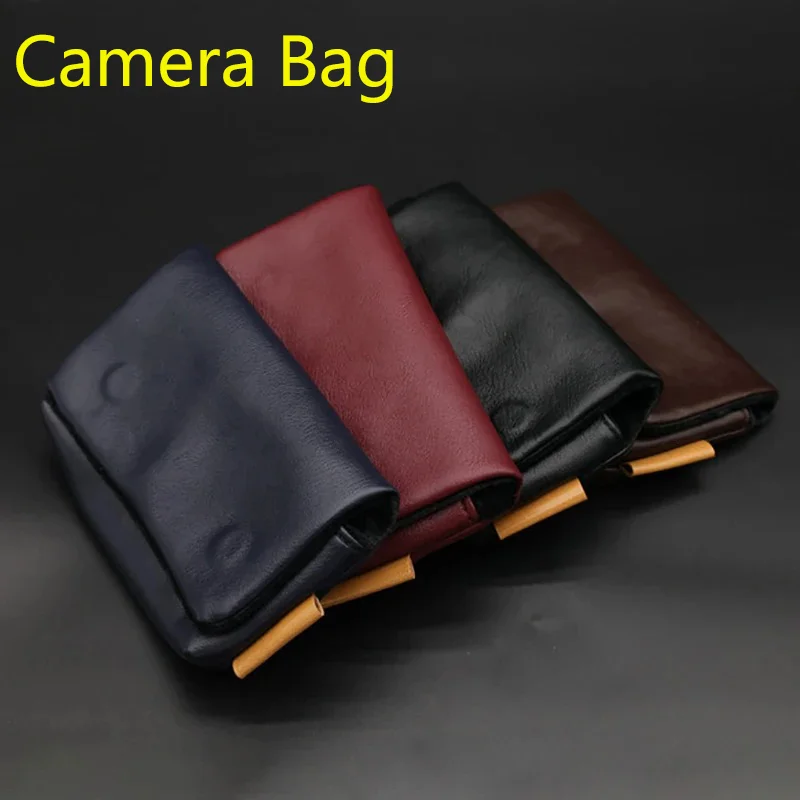 Compact Magnetic Camera Case for Ricoh GR2 GR3X Canon G7X G7X2 G7X3 Sony RX100 M3-M7 Black Card Series Mini Storage Bag