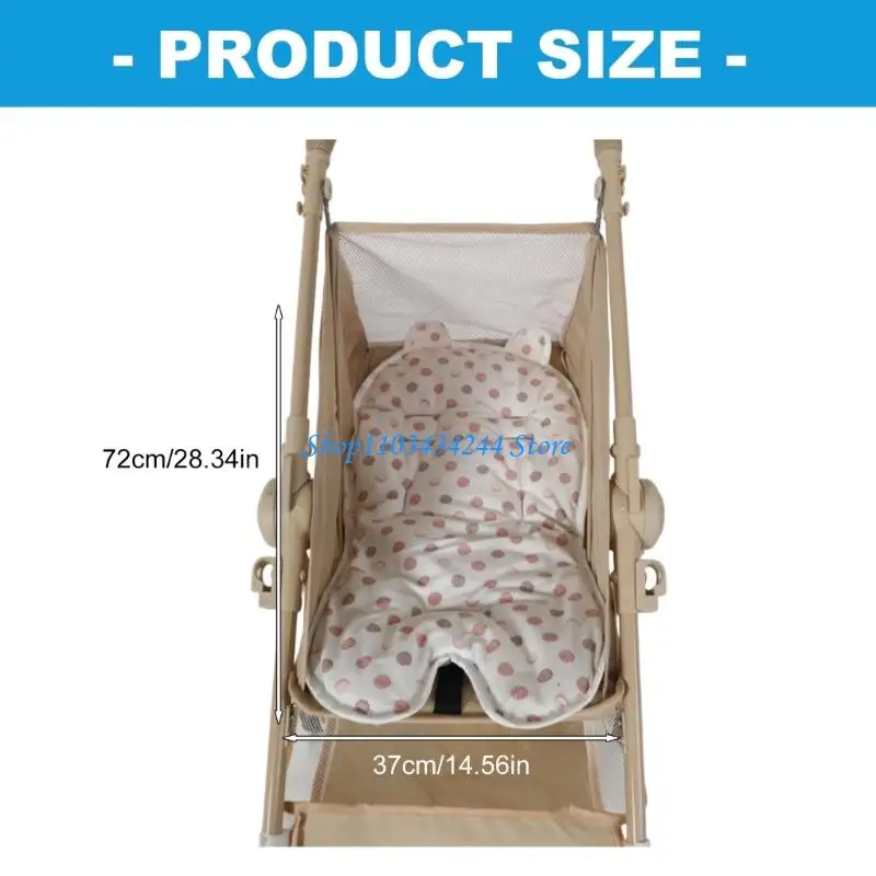 Picture 7: Comfortable Baby Strollers Cushion Pad Ergonomic Back Support Machine Washable Design For Universal Pushchairs