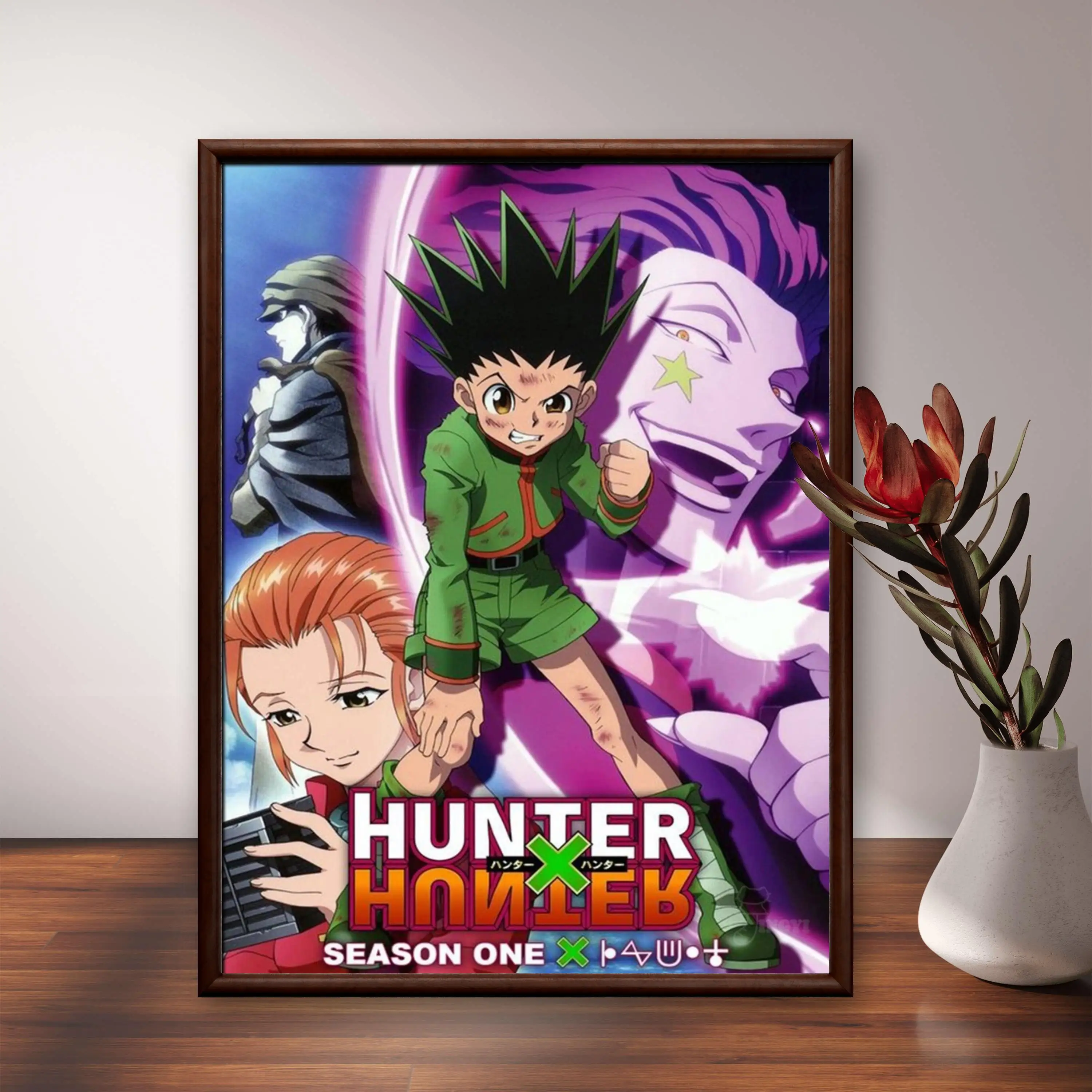 5D Full Drill Diamond Painting Kit Hunter Hunter Characters Phantom Troupe Manga Cover Art Cartoon DIY Rhinestone Picture Decor