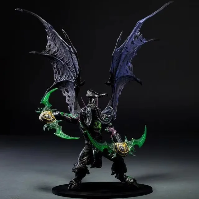 

Коллекционная фигурка World of Warcraft Illidan Stormrage 5-го поколения - анимационная игрушка-кукла демонической формы от DC Garage Kit