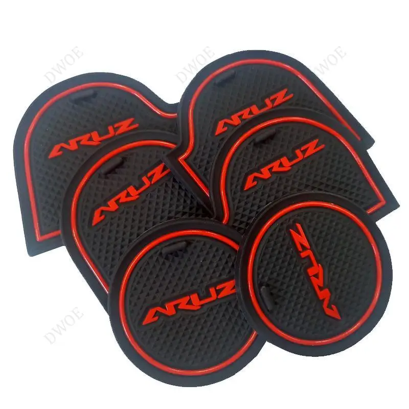 Car interior accessories 19Pcs Anti-Slip Gate Slot Mat Interior Door Pad Cup Holders Non-slip Mats For Perodua Aruz