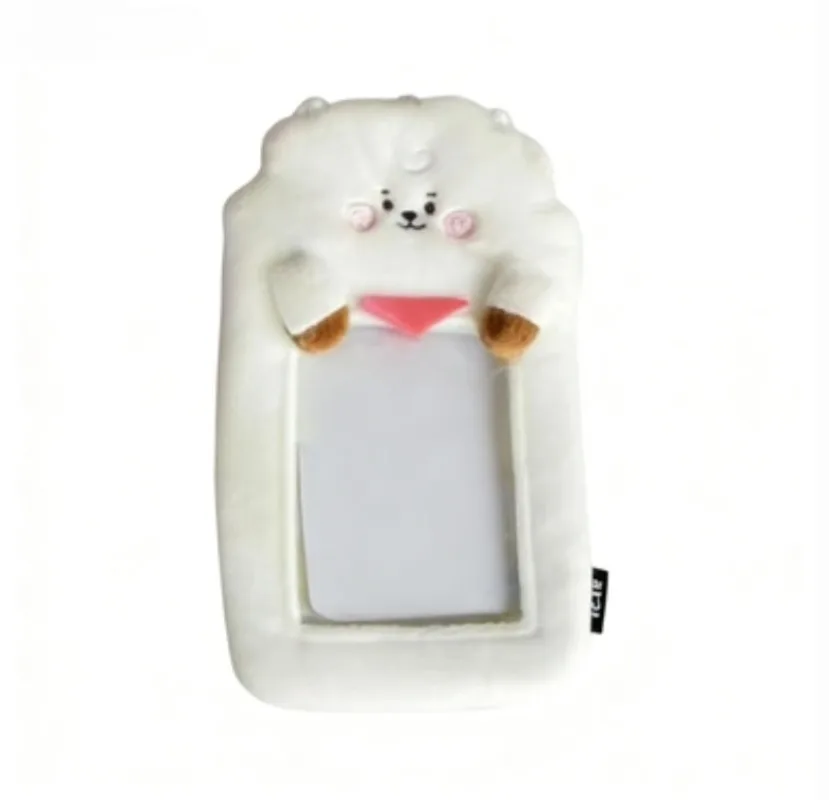 Latest model 2026 BT21 CHIMMY KOYA MANG SHOOKY 3-inch Card Holder with Photo Display Cover for Korean Celebrity ID Photo Cards view 4