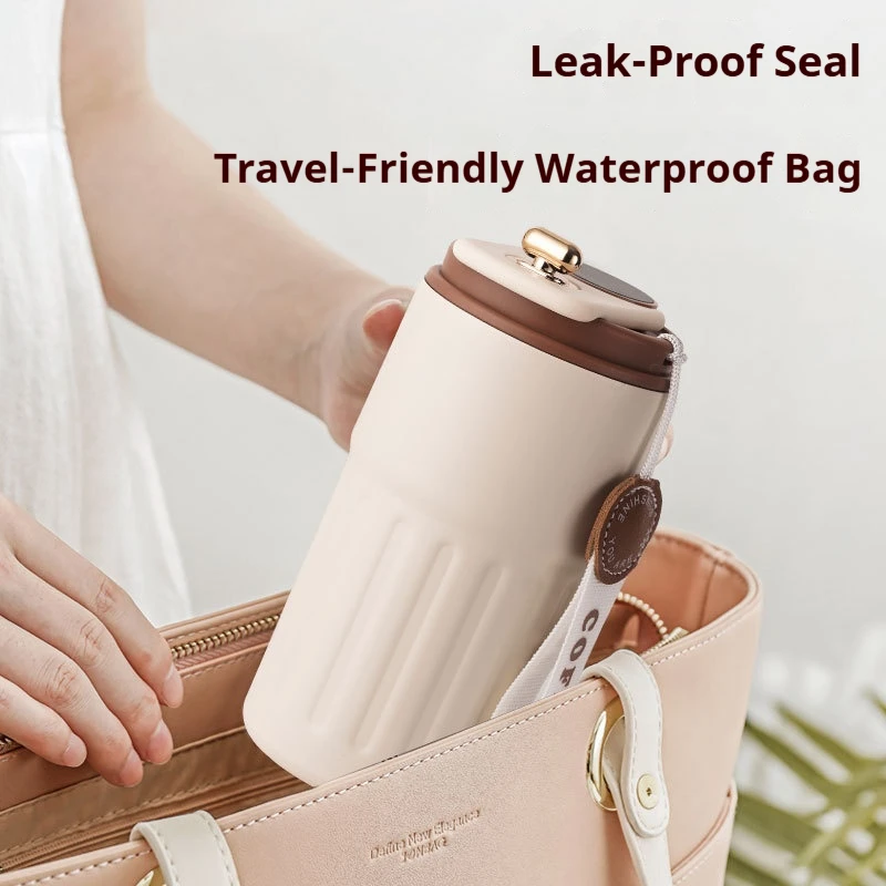450ML LED Temperature Display Stainless Steel Thermal Water Bottle Coffee Cup Travel Vacuum Flask Keep Cold and Heat Thermal Mug - view 5