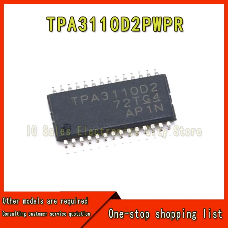 (5-10 stuk) 100% Nieuwe TPA3110D2 TPA3110D2PWPR TPA3110 TPA3110LD2 TPA3110LD2PWPR sop-28 Chipset