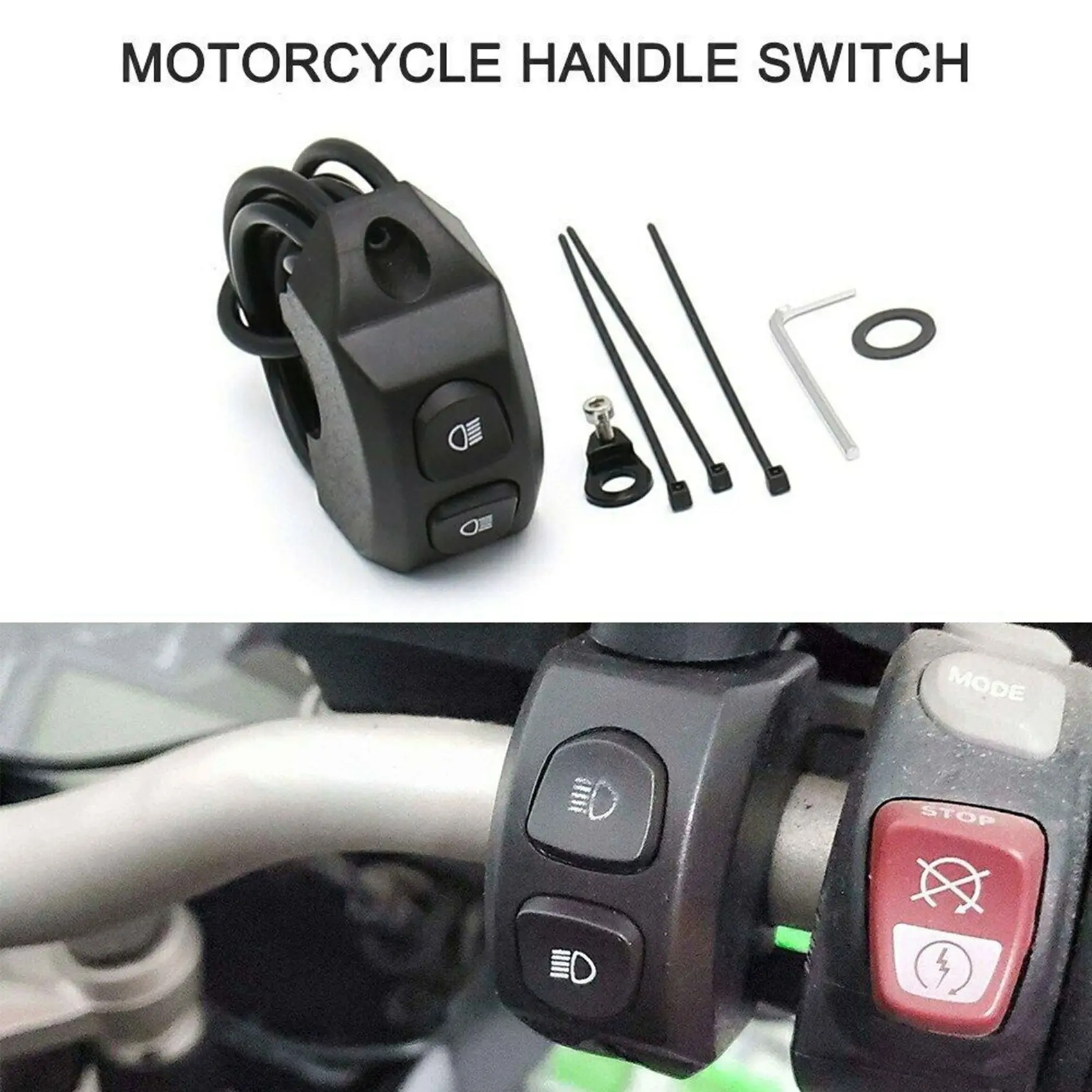 Motorcycle Handle Fog Light Switch Control Button for -BMW R1200GS R1250GS ADV LC F850GS F750GS R 1200 GS A