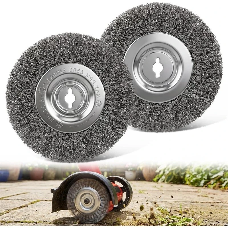 [A92P!】 Pack Of 2 Premium Stainless Steel Brushes For Einhell