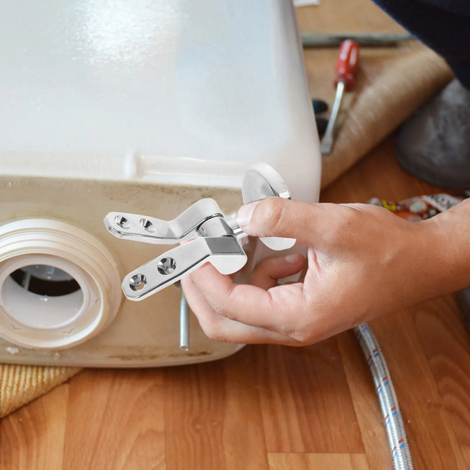 

Soft Close Toilet Seat Hinges with Screw Replacement Cover Fixing Tool Screws Closing Metal Bolts Lid Self Dampers