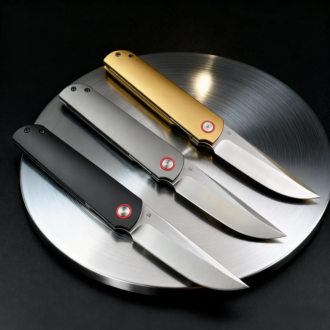 

3288- Samurai Folding Knife, Aluminum Alloy handle Portable Pocket knife, Emergency Knife for Camping and Fishing