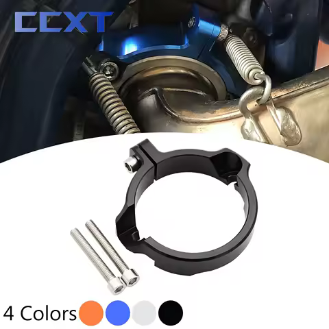Exhaust Flange Guard/Exhaust Tip Muffler Pipe Clamp For Husqvarna TE TX For KTM XC250 XC300 SX250 SX300 XCW250 XCW300 2017-2022