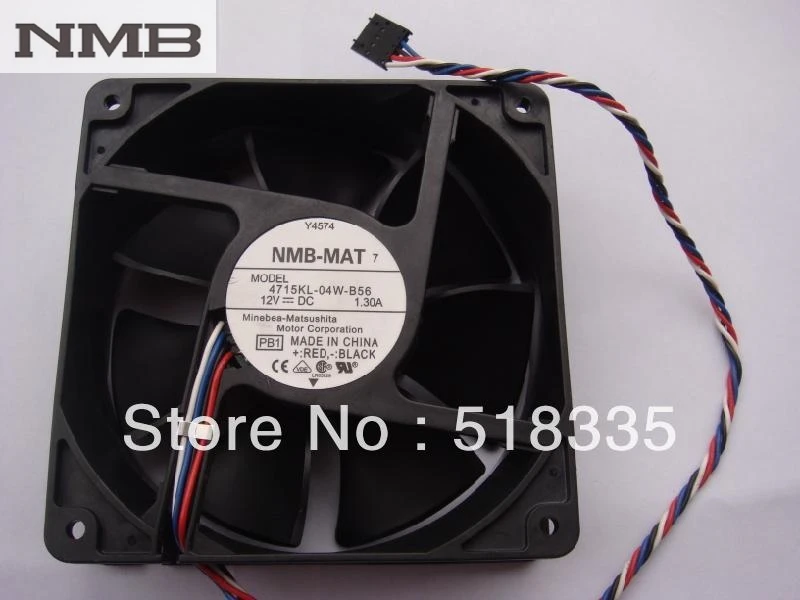 

NMB 4715KL-04W-B56 12038 12V 1.3A D8794 workstation fan 3600RPM