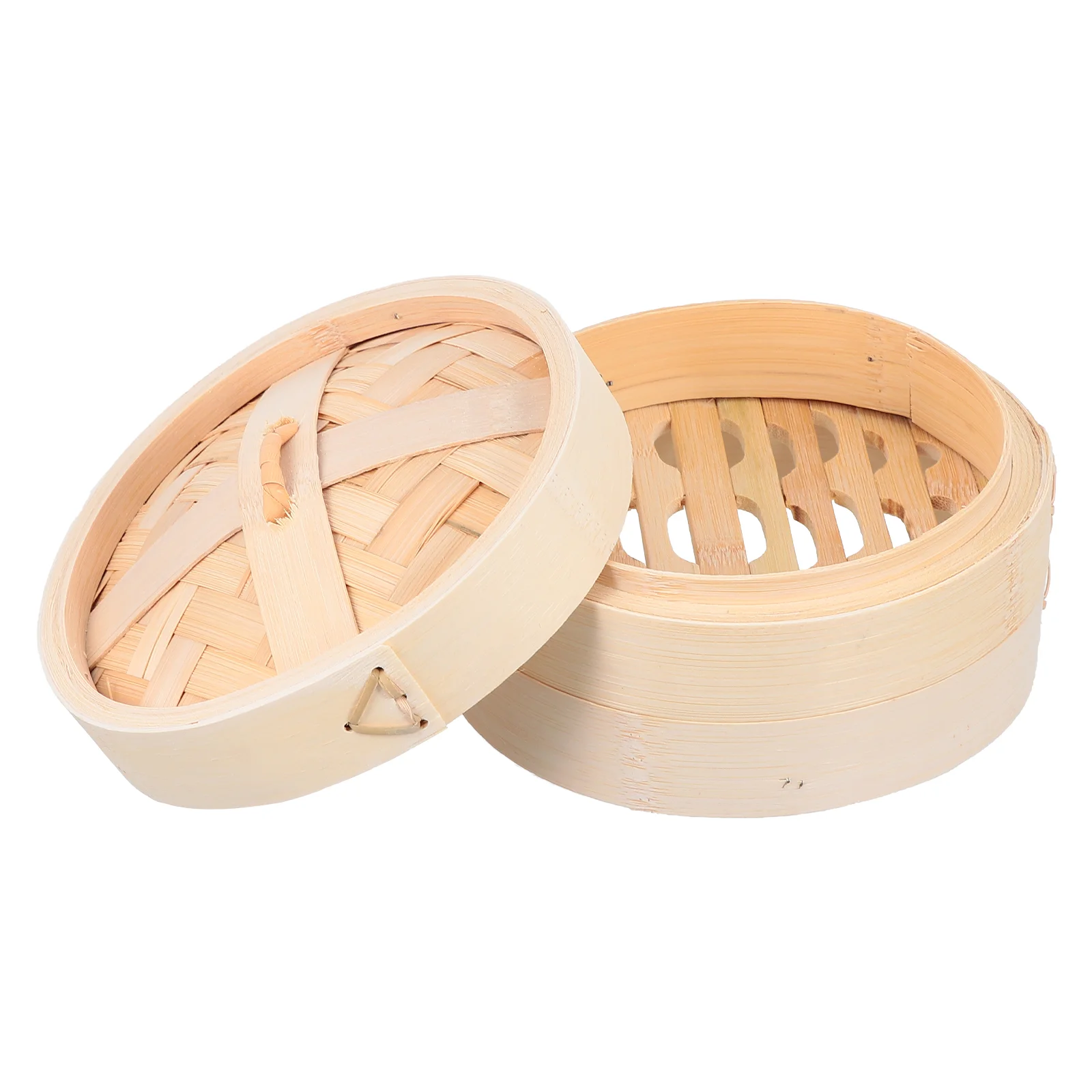 

Steamer Multi-functional Practical Snack Basket Food Bamboo Reusable Household Dumpling