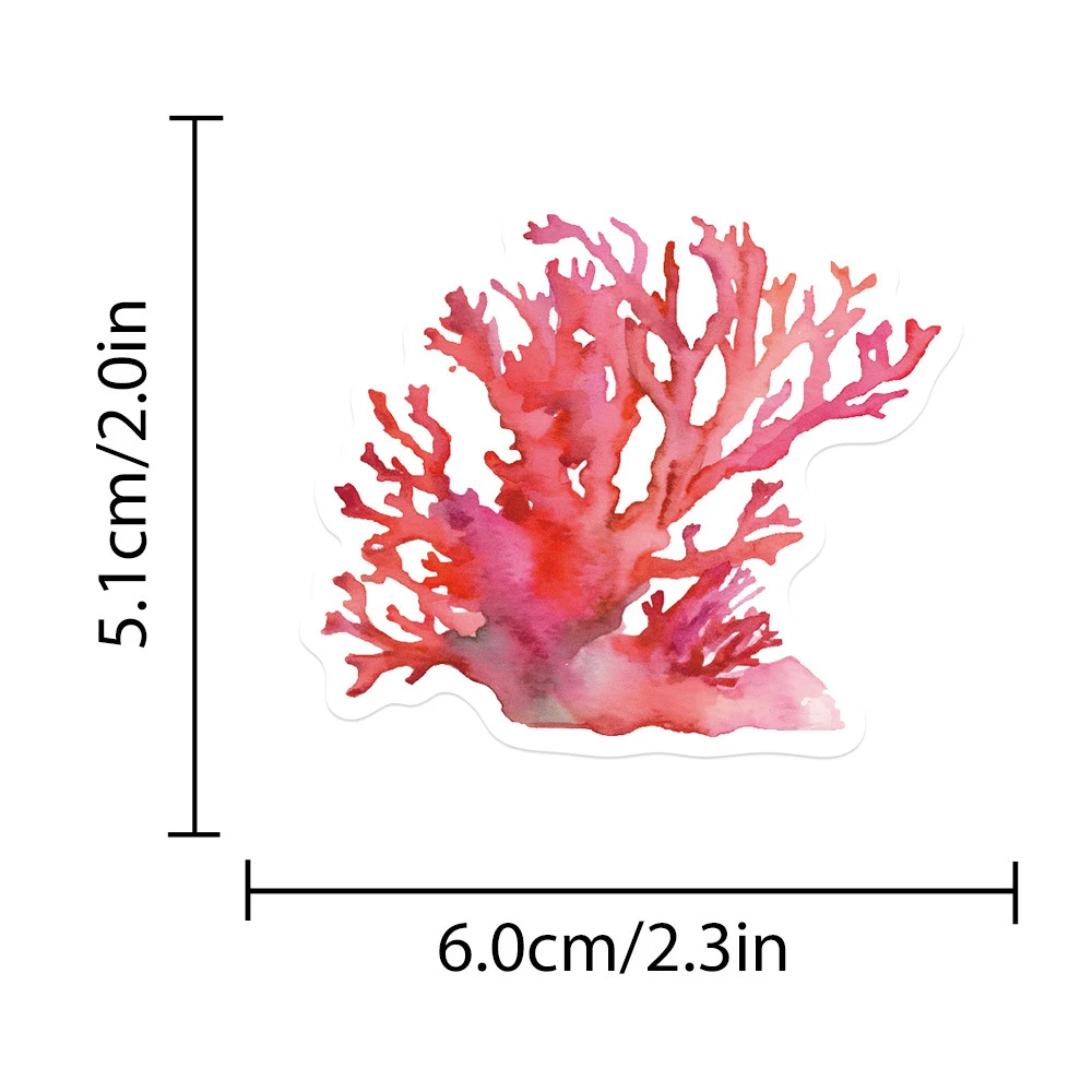 10/30/50pcs Ins Style Cute Pink Coast Girl Stickers Cartoon Ocean Aesthetic Decals Notebook Phone Guitar Bike Sticker Decoration