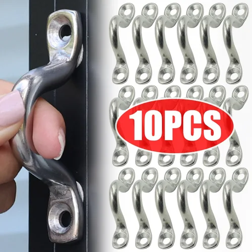 Imagen 1 del producto Almohadilla de amarre para cubierta de Kayak de acero inoxidable, correa para el ojo, mango de agarre para barco, Jeep, Bimini, accesorio superior M4-M10