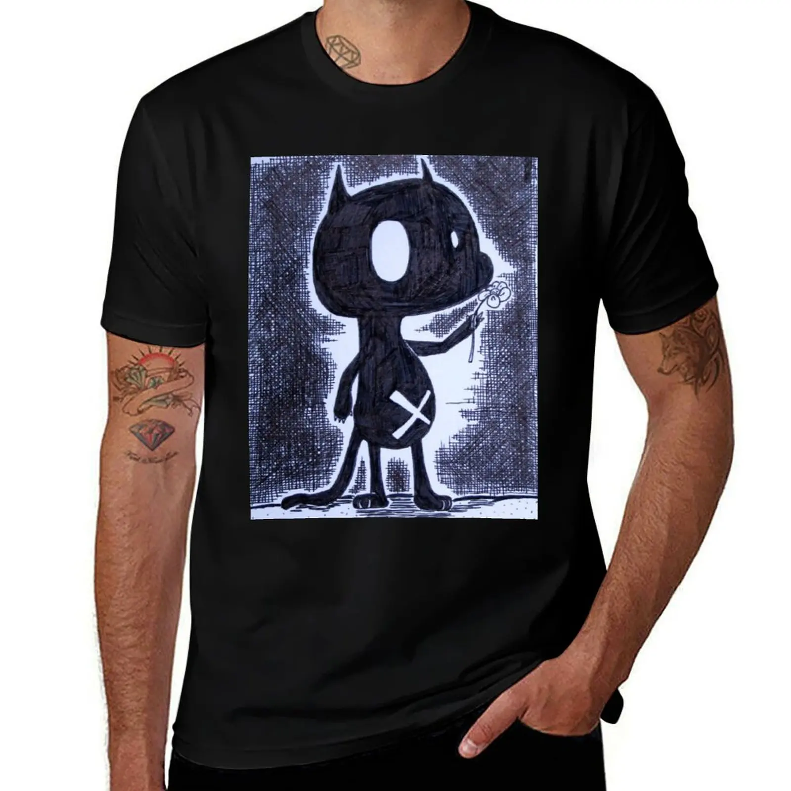 Luk Kitty T-Shirt Sports Casual Short Sleeve Cotton Tee T-Shirt