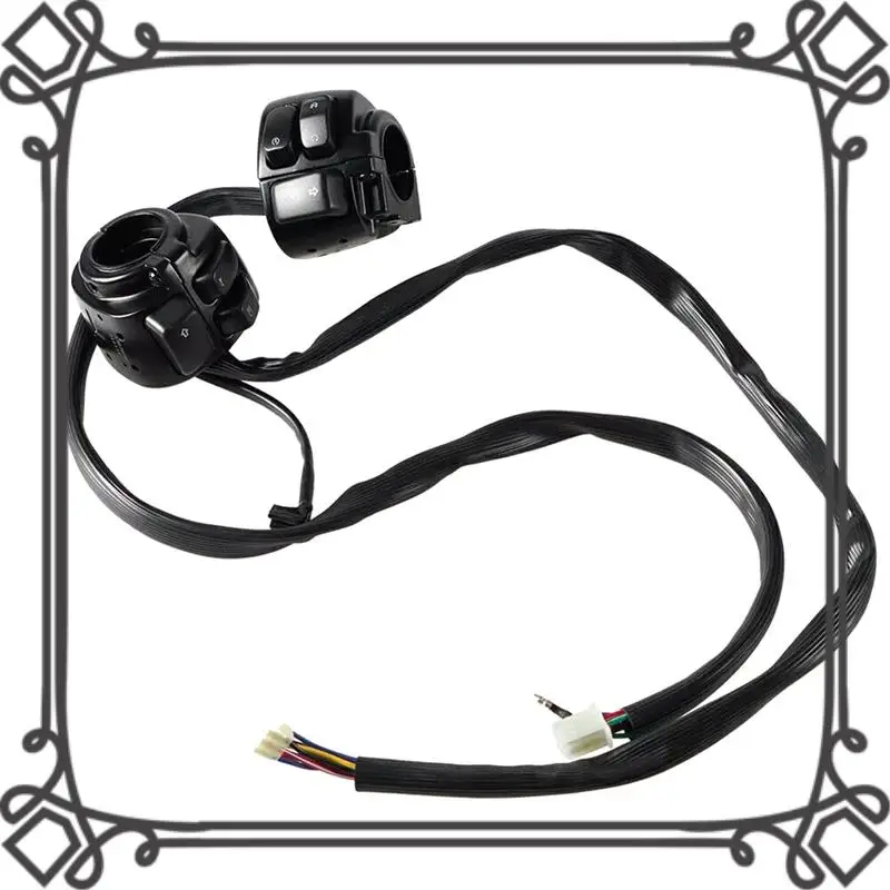 

Q2-1Inch Handlebar Control Switch + Wiring Harness For Dyna FXDF FXDWG Softail
