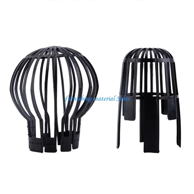 Y5GD Down Spout Filter Gutter Guard Leak Gutter Screen Outdoor Drain Protector For Eaves Downspout Outdoor Drain