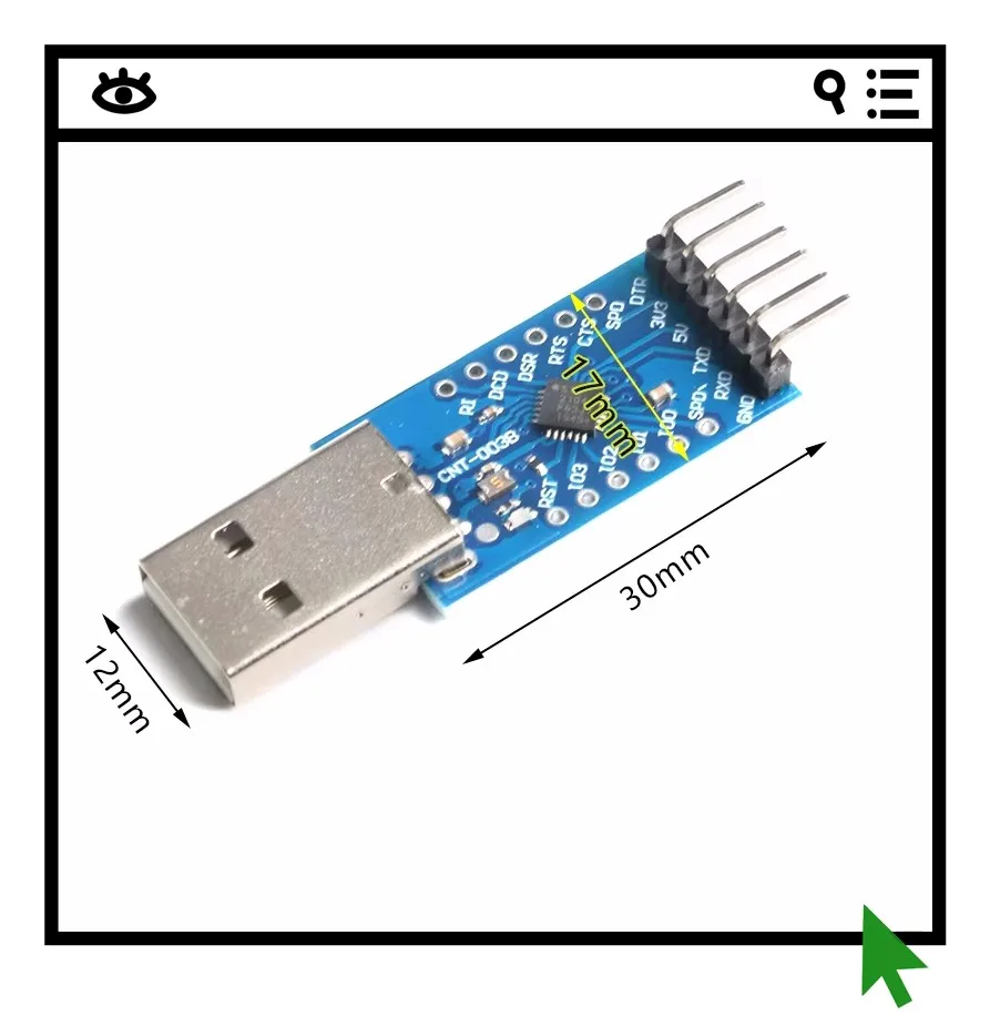

2 шт. модуля CP2104 USB-TTL, модуль USB-последовательный порт, кабель для обновления прошивки UART STC