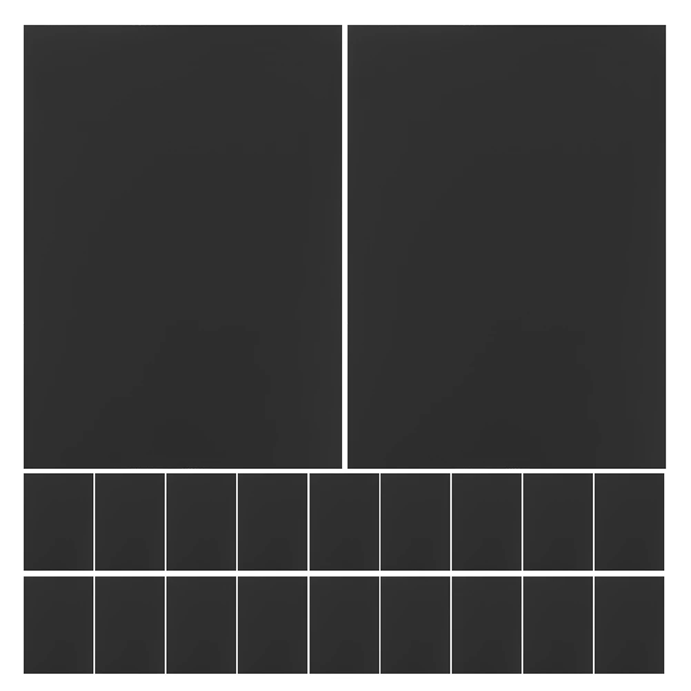 

40 Sheets Black Thick Cardboard Cardstock Paper Blank Invitation Art Calligraphy