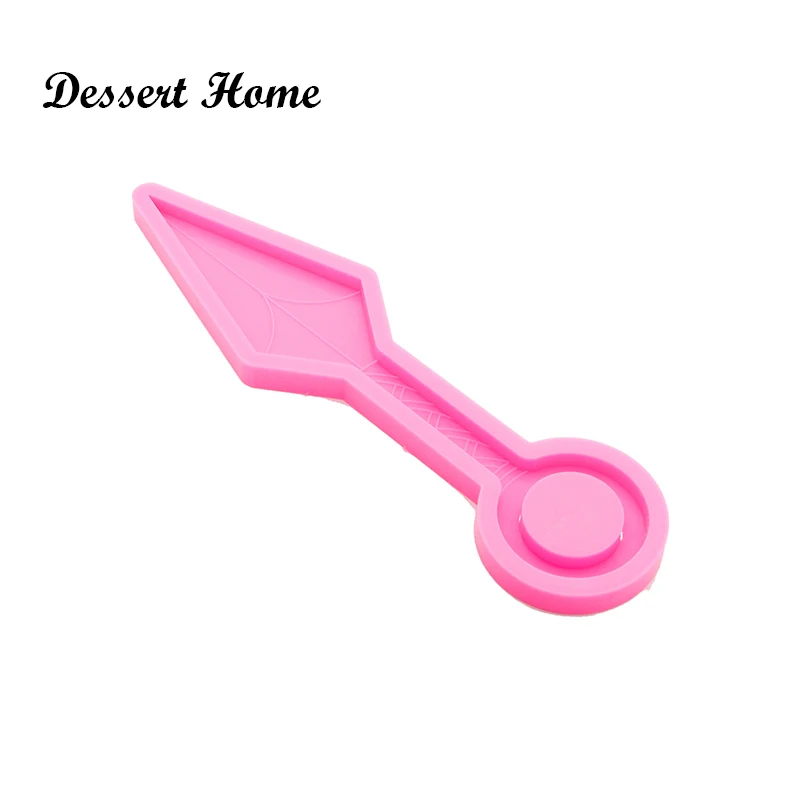 DY0908 Bright Kunai Knife Earring Molds, Silicone Self-defense Mold , Epoxy Resin Mould, Supplies for Jewelry