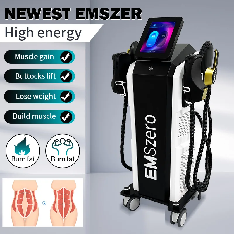 EMSzero 15Tesla 6500w NEO Body Slimming Nova Fat Burning Muscle EMS Sculpting Electromagnetic Stimulate Sculpt Therapy Machine