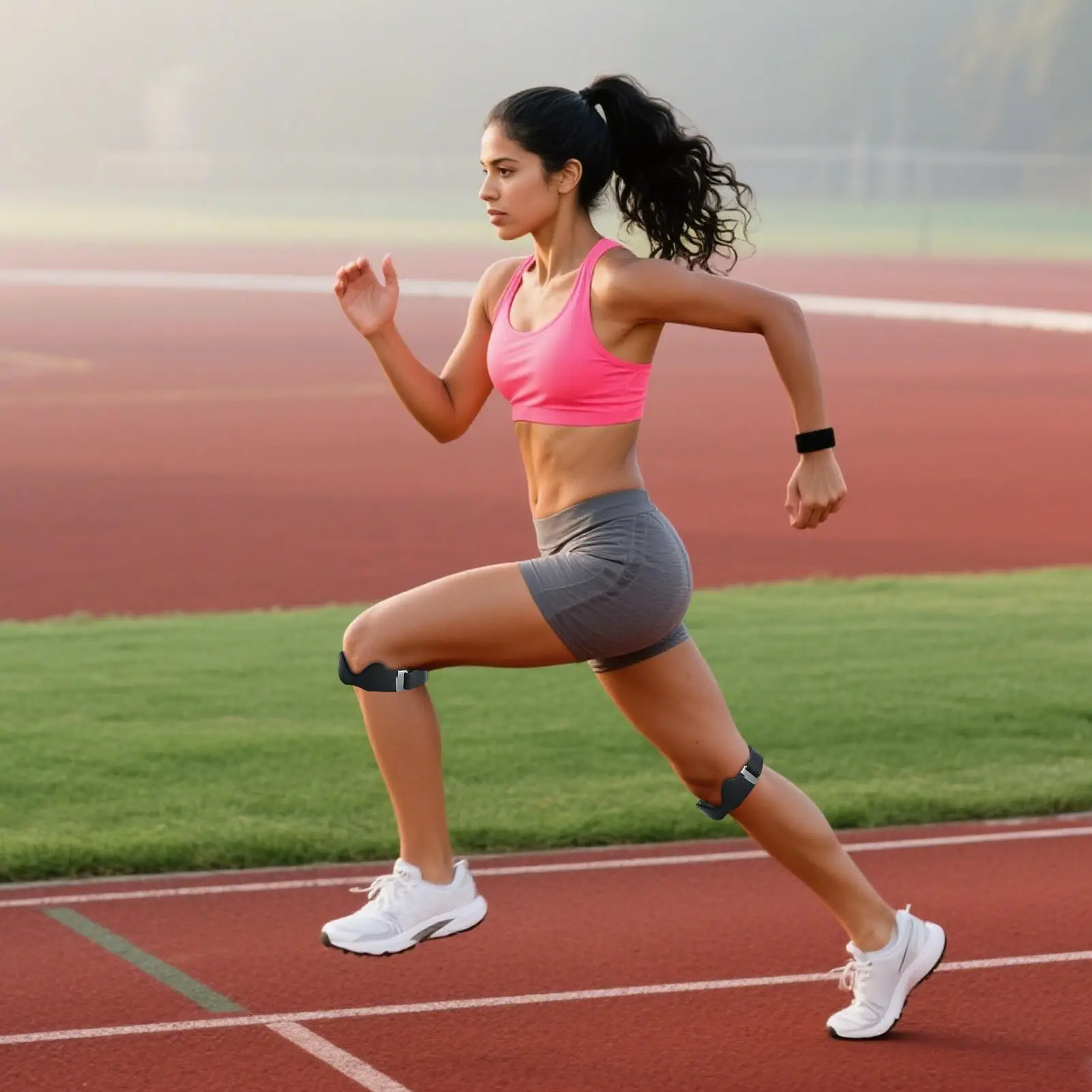Patella Knee Strap Anti-Slip Basketball Patella Strap For Women Men Runner Weightlifter Hiker Athlete Running Basketball Hiking