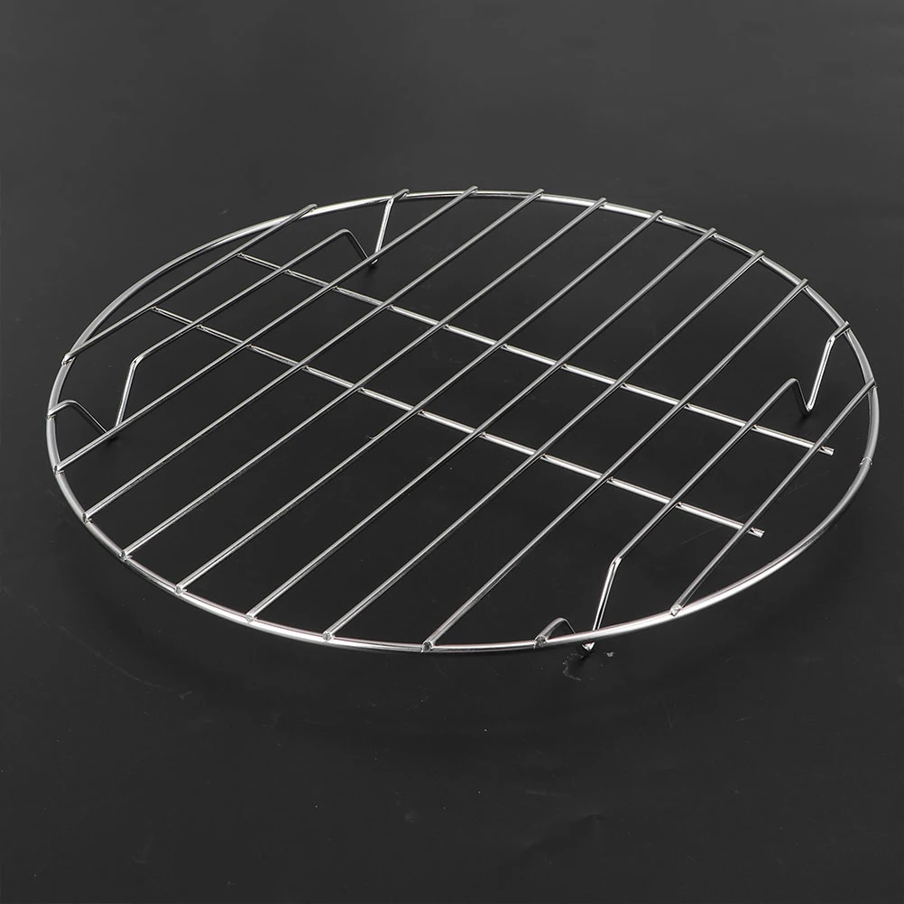 

Stainless Steel Barbecue Grill Rack Chicken Wing Stand Outdoor Bbq Lightweight Portable Steak Fish Roast Accessory Tool Pizza